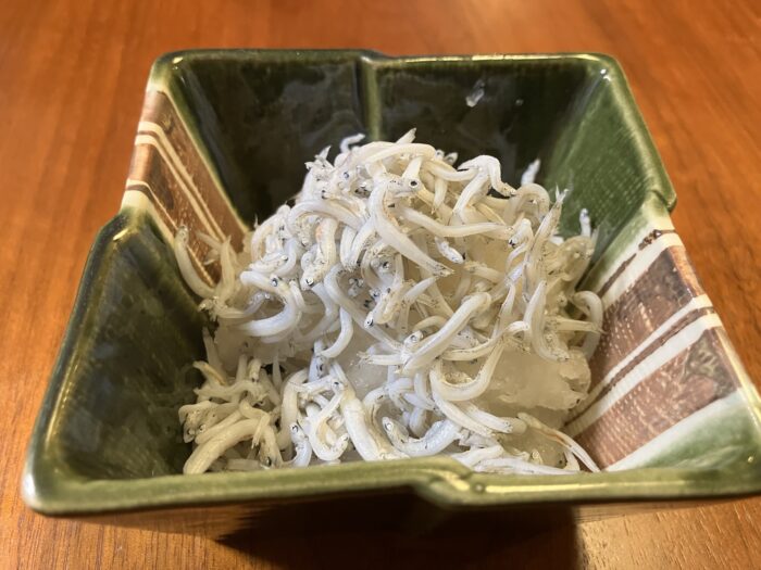 大根おろしと共に