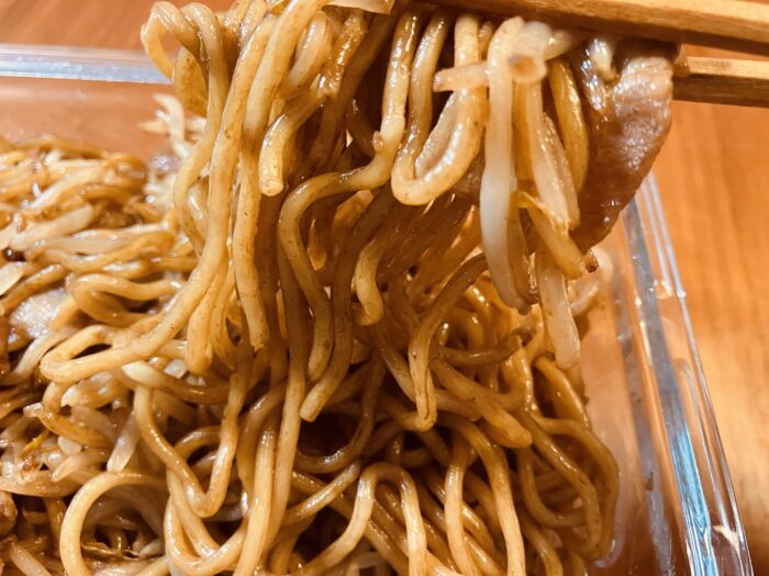 実食中