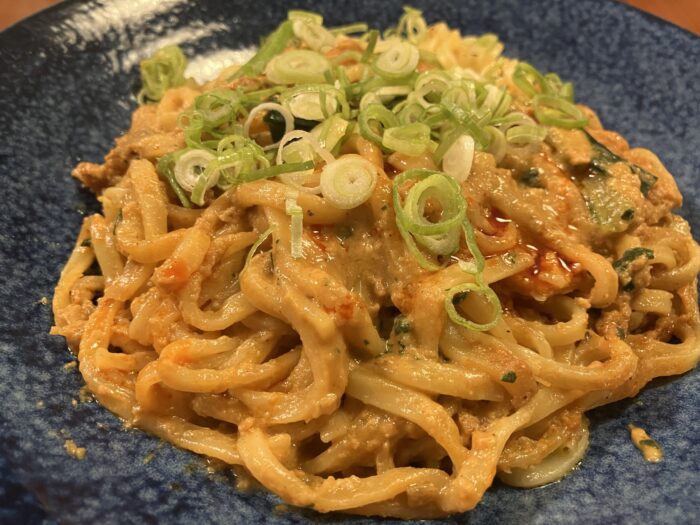 刻み葱を加えてアレンジ