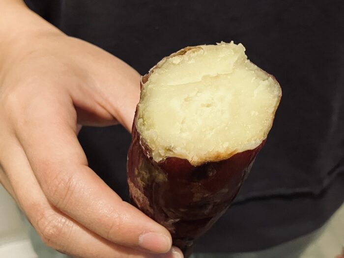 焼き上がった焼き芋