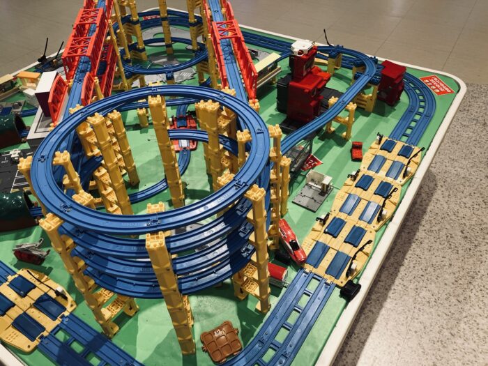 プラレール体験コーナー