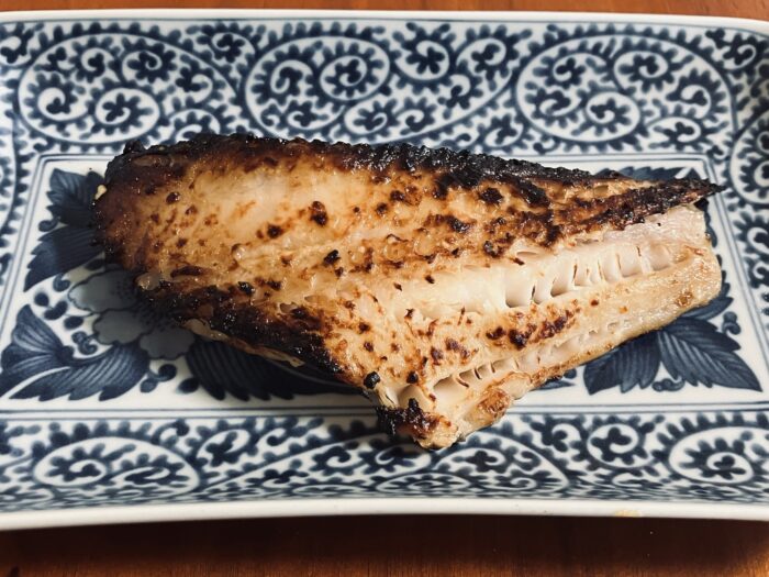 焼き上がった銀鱈西京漬け(切り身)