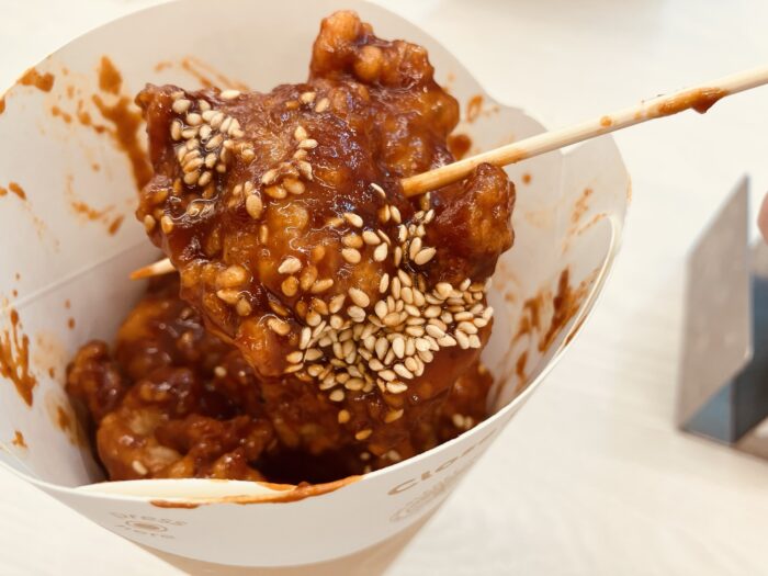 ヤンニョムチキンを実食