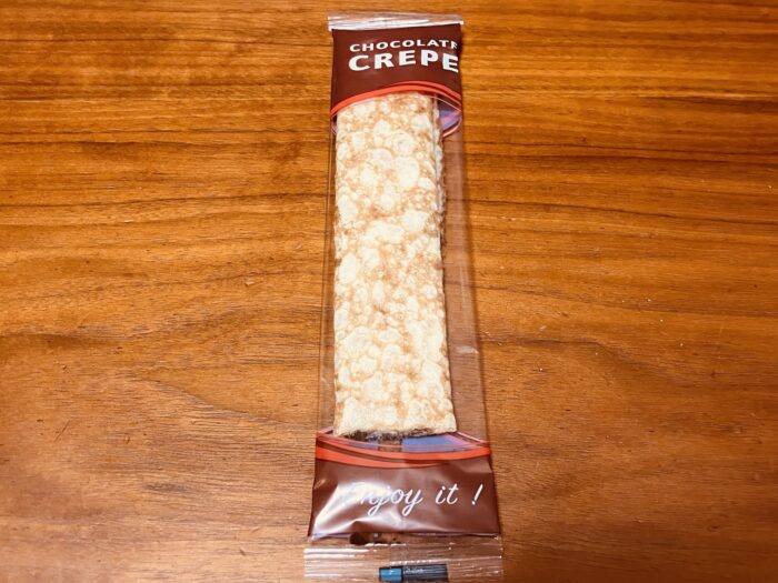 個別に包装されたフレンチチョコレートクレープ
