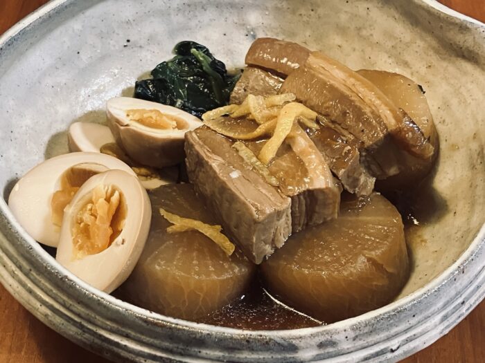 器に盛ったコストコ「角煮大根」