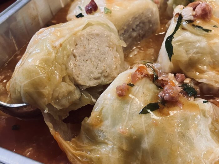 コストコのロールキャベツの断面図