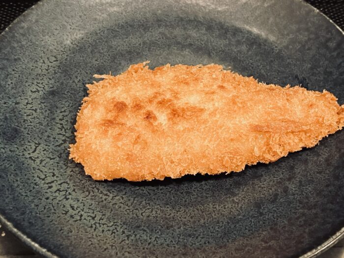 油で揚げたコストコの冷凍アジフライ