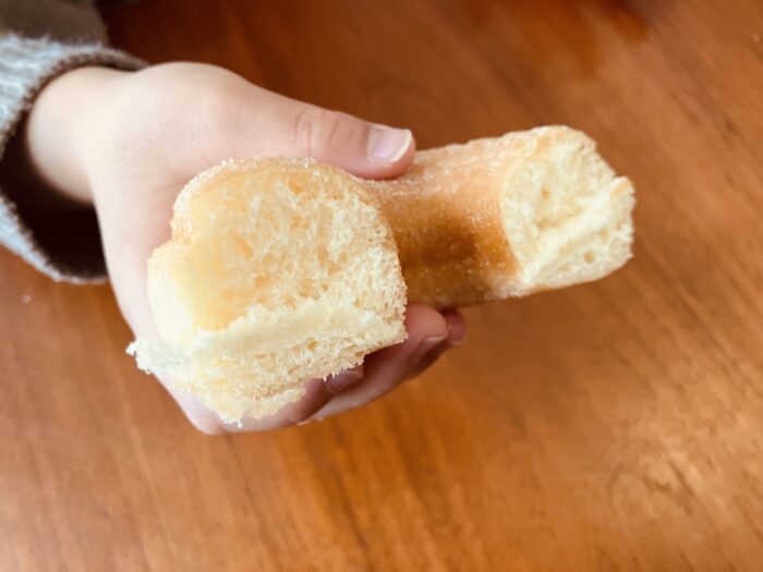 シュガードーナツの断面