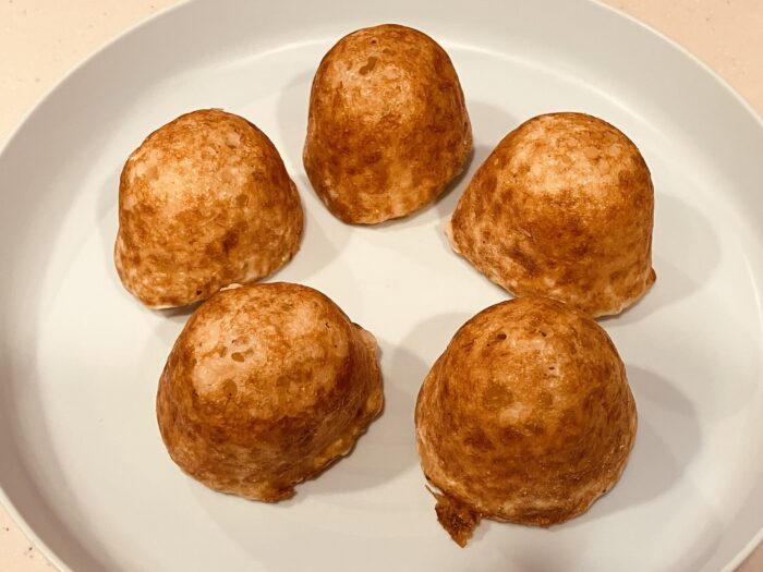 レンチン前のたこ焼き