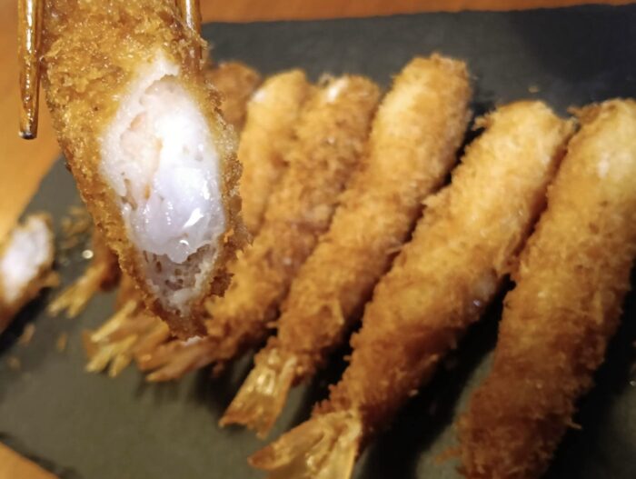 エビフライの断面
