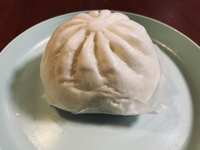 レンチン後の肉まん